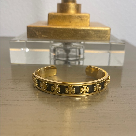 Tory Burch Jewelry - Tory Burch Gold and Black Bracelet